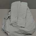 Bedsure 100% Washed Cotton Duvet Cover King Size - Natural White Minimalist Cotton Duvet Cover Linen Like for All Seasons - GentleSoft Plain Simple Bedding (Natural White, King, 104"x90")