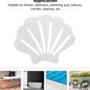 Bathroom Anti Slip Stickers Sea Shell Shape Non Slip Shower Decals Bath Safety Floor Treads Adhesive Tub Grip for Shower Kitchen Pool