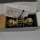 Fingerprint Door Lock, Smart Fingerprint Door Knob with Locks, Biometric Door Lock with App Control & Key, Keyless Thumbprint Entry Door Locks for Bedrooms, Front Door, Home, Apartment-Polished Brass