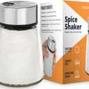 Salt Shaker or Pepper Shaker with Adjustable Pour Holes - Stainless Steel Spice Dispenser - Perfect for Pink Himalayan, Table Salt, Black and White Pepper