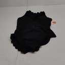 Charmo Scalloped Ribbed One Piece Swimsuit Zipper Racerback Bathing Suit Athletic Swimwear XL
