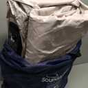 SoundAsleep Products Dream Series Luxury Air Mattress, ComfortCoil Technology, Built-in High Capacity Pump for Home, Camping- Double Height, Adjustable, Inflatable Blow Up, Portable (Full Size) (Blue)