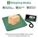 GRAM PRES Shipping Scale,440lbs/10g High Accuracy Digital Postal Scale, Durable Alloy Steel Platform, Heavy Duty Scale for Packages, Postage and Luggage, with Hold&Tare function, batteries&USB Powered