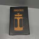 Veken French Press Coffee Maker 34oz 1 L, No Plastic Touching Cafe, Heat Resistant Thickened Borosilicate Glass, Stainless Steel Brewer, Cold Brew Cafetera Teapot for Kitchen Travel Camping, Silver