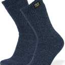 Polar Extreme Thermal Hiking Socks Cushioned, Insulated, Warm para Boots, Men & Women, One Size Fits Most 6-12, 2-Pack