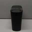 Cesun Automatic Motion Sensor Black Bathroom Trash Can with Lid, 2.6 Gallon Touchless Trash Bin, Smart Plastic Slim Garbage Can Small Wastebasket for Toilet, Office, rv, Bedroom, Living Room