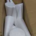 Juvale Cone Shapes Foam Cones for Crafts  2.87 x 7.25 in White Polystyrene  12 Pack  DIY Decor & Art Projects