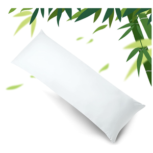 Bamboo Pillow Cover, White, Size 20*54, 2 pcs