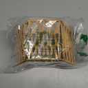 Ceiling Light Fixture,Hand-Woven Rattan Flush Mount Ceiling Light,Farmhouse Light Fixtures Ceiling Mount Boho for Hallway Bedroom Kitchen Entryway Living Room (1 Pack Brown)