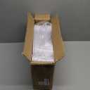 Plastic Kids Hangers, Pack of 60, Ultra Slim Closet Hangers, Non-Slip, Space-Saving, Sturdy, 14" W x 7" H (for Children Aged 7-12 Years), White, UAPY0760W