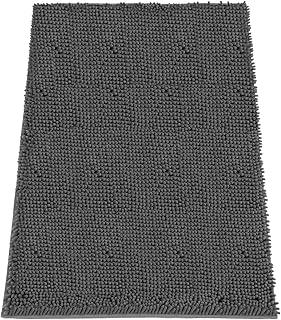 Absorbent Dog Door Mat for Muddy Paws, 32"×20" Chenille Indoor Mats for Entryway, Trap Dirt Front Door Mat Indoor Entrance Washable Non Slip Soft