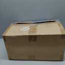 LVTXIII Outdoor Seat/Back Chair Cushion Patio Tufted High Back Cushion, Seasonal Replacement Rocking Chair Cushion with Ties (22" W x 20D, Set of 2, Cabana Black)