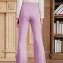 blibean Girls Uniform School Pants Kids Flare Bell Bottoms Size 6-15 Years, 14Y, 3XL