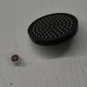 High Pressure Shower Head - Anti-Clogging Silicone Nozzles - 2.5 GPM Removable Restrictor - Easy to Clean Adjustable Replacement - easy to install with Plumbers Tape - 6 inch - Matte Black Finish