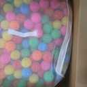 Amazon Basics BPA Free Ball Pit Balls with Storage Bag, Crush-Proof Plastic for Toddlers Kids 12+ Months Play, 6 Bright Colors, Pack of 1000