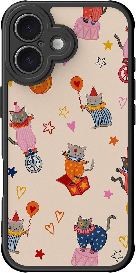 DEENAKIN for iPhone 17 Case Cute, Translucent Matte Floral Cover | Compatible with Magsafe,Trendy Aesthetic Cool Retro Western Coquette Protective Slim Phone Cover for Women Girls