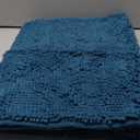 OLANLY Bathroom Rugs 59x20, Extra Soft Absorbent Chenille Bath Rugs, Rubber Backing Quick Dry, Machine Washable Bath Mats for Bathroom Floor, Tub and Shower, Home Decor Accessories, Peacock Blue