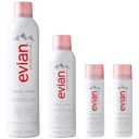 Evian Facial Spray 24/7 Kit - Hydrating Mineral Water Mist for Face & Skin - Refreshes Makeup, Sets, & Tones - Travel-Friendly Sizes for Daily Moisture Boost
