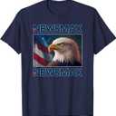 Newsmax - Conservative News for 2024 Presidential Election T-Shirt (Small, Blue)