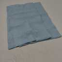 MIULEE Pack of 2 Decorative Outdoor Solid Waterproof Throw Pillow Covers Faux Linen Garden Farmhouse Coastal Cushion Cases for Summer Patio Tent Balcony Couch Sofa 20x12 Inch Blue Gray