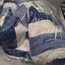 Nautica - King Blanket, Ultra Plush Fleece Bedding, Ideal for Layering, Oeko-Tex Certified (Awning Stripe Navy)