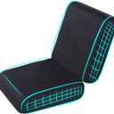 HOMBYS Thick Car Booster Seat Cushion with Lumbar Support Pillow for Short Driver, Adult Car Seat Cushions for Driving, Supportive Car Seat Pad for Lower Back Pain Relief, 17"x17"x5"
