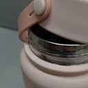 POWCAN 32 oz Insulated Water Bottle with 2-in-1 Straw and Spout Lid, Keep Cold 24H, Leak-Proof, BPA-Free, Double Wall Stainless Steel Water Bottle for Sports, Gym, Travel, and School (Cotton Candy)