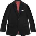Boys Suit 5-Piece & 4-Piece Vest Set with Tie+Bowtie+Suspenders| Regular & Husky Fit (M)
