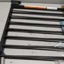 Babelio No Bottom Bar Baby Gate, 28" H x 26-43" W, Black