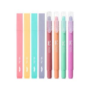Mr. Pen No Bleed Gel Highlighters, Friendly Colors, 8 Pack, Bible Highlighters and Pens No Bleed, Bible Markers for Study, Journaling, School Supplies and Accessories