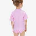 Disney Princess Frozen Marvel Elsa Minnie Toddler Girl Swimsuit Tankini Bathing Suit 2 Piece Swimwear UPF 50+ Rashguard, 3T, Mermaid Ariel-pink