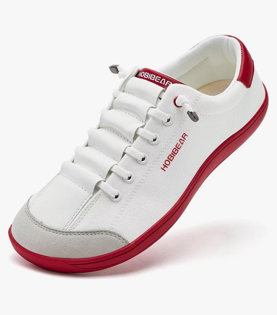 HOBIBEAR Barefoot Minimalist Shoes Women's Men's | Zero Drop | Wide Width Canvas Slip-on Shoes Size 8