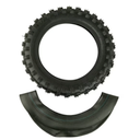 2.50-10 Off Road Tread Dirt Bike Tire & Inner Tube Front/Rear, 1x tire 1x tube