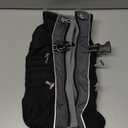 IKIPUKO Dog Winter Jacket - Size S, Warm Zip Up Snowsuit Dog Harness Vest, Reflective, Water-Resistant, Black