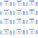 Loanzeg 8pcs Bridesmaid Proposal Gifts 4.1 Inch Square Set of 8 Bachelorette Hair Claw Clips ideas Bridal Shower Gift for Wedding Party Favors (6pcs White&Beige)