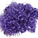 Linpeng Crafts, Curly, Making Supplies, Clown 2oz, Purple Doll Hair