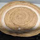 Natural Jute Rug Hand Braided Round Area Rug Handmade Rug for Home Decor (3 Feet Round (36 x 36 Inches))