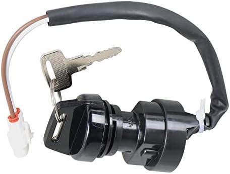 2 Pack munirater Ignition Key Switch Replacement for Bayou 250 KLF250A 2004-2011 27005-0002
