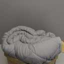 Quilted Foam Mattress Topper Pad, Non-Slip Super Soft Comfortable 75"x30", Cool Sleeping Pad for Camp Cot/RV Bunk/Narrow Twin Beds (Grey)