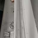 Curtain Track, Ceiling Curtain Track for Room Divider, Ceiling Mount Rail Set with Roller Hooks, White, 3ft - 6ft