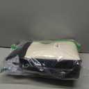 Calvin Klein Women's Myra Backpack for Women  Vegan Leather Convertible Sling Backpack, 2 Pockets, Cherub White/Black, One Size