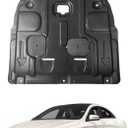 Engine Splash Shield Fit for Mercedes Benz CLA 2014-2019 CLA250 Engine Case Guard Under Cover Compatible with CLA 2015-2018 W117 Front Engine Guard Mud Flaps