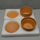 Suwimut 4 Pack Terracotta Pots with Saucer, 6 Inch Large Terra Cotta Plant Pot with Drainage Hole, Clay Flower Planter Pot with Tray for Indoor Outdoor Plant