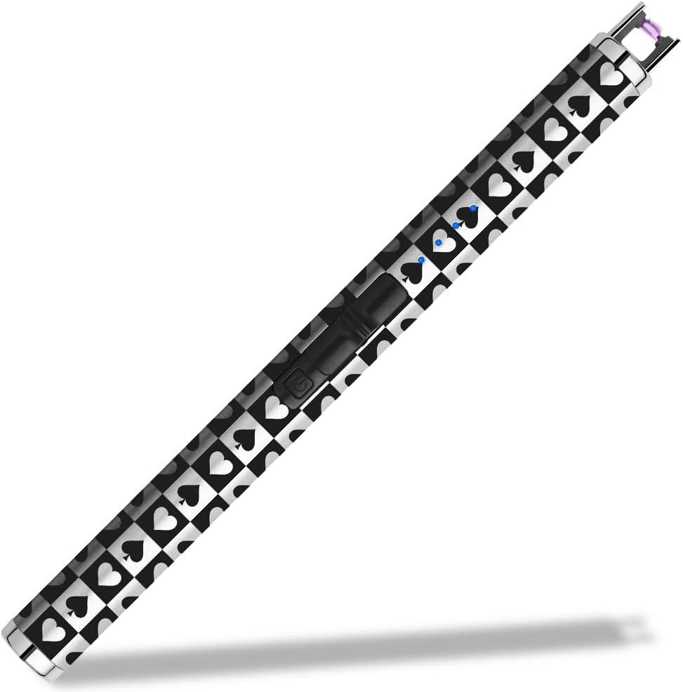 SUPRUS Electric Candle Lighter USB Type C Rechargeable Lighter with Upgraded LED Battery Display Safety Switch Flameless Plasma Windproof for Candle Cooking BBQs Fireworks (Ace)