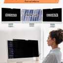 Mamol Magnetic Privacy Screen for iMac 24 Inch (2021-2024, M1/M3/M4 Chip), Anti-Glare Blue Light Filter & Anti-Spy Shield – Upgraded 24" iMac Privacy Protector