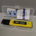 VIVOSUN Digital pH Meter, 0.01pH High Accuracy Pen Type pH Tester for Hydroponics, Household Drinking, Pool and Aquarium, Yellow, UL Certified