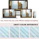 Blue Sheer Curtains 84 Inch Length Semi Voile Sheer Curtains for Boys Bedroom Soft Touch Light Filtering Drapes(Blue, 42 W x 84 L, 2 Panels)