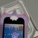 Lapare Kids Smart Phone Toy for Girls, 2.8" Touchscreen Toddler Learning Play Toy Phone with Dual Camera, Game, Music Player, 32GB SD Card, Christmas Birthday Gifts for Girls Age 3-10(Purple)