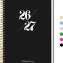 Monthly Planner 2026-2027, 2 Year Months Calendar Planner 2026-2027, Runs from January 2026 - December 2027, 7" x 10", 24 Months, Perfect for School Office Home Planning - Black