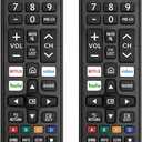 Pack of 2】 New Universal Remote for All Samsung TV Remote, Replacement Compatible for All Samsung Smart TV, LED, LCD, HDTV, 3D, Series TV